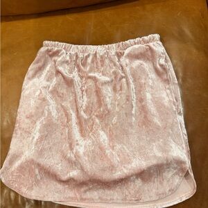 Pink Skort Elegant Pink Velvet